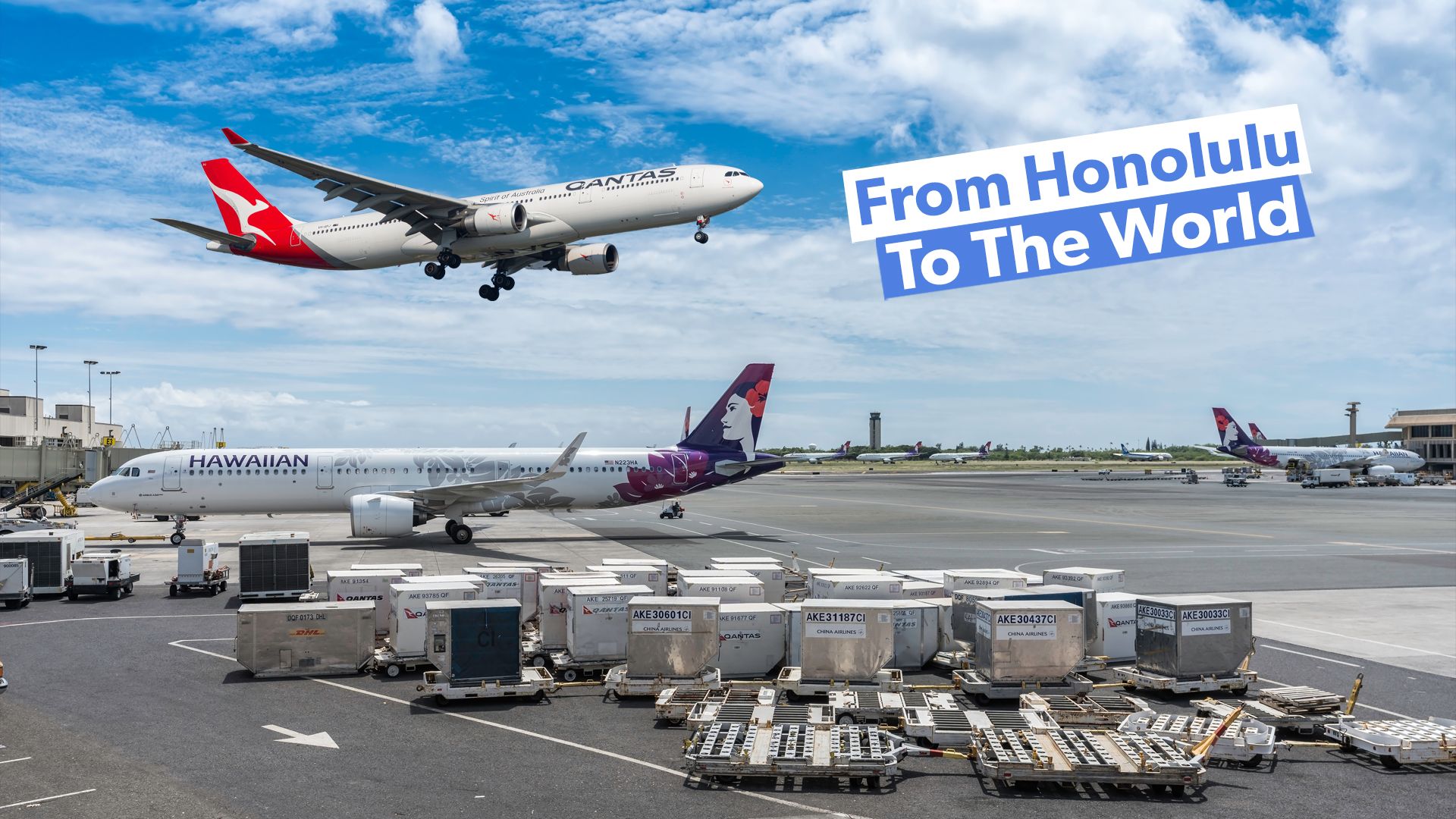 Top 6: Ce sont les principales routes internationales d'Honolulu par disponibilité des sièges