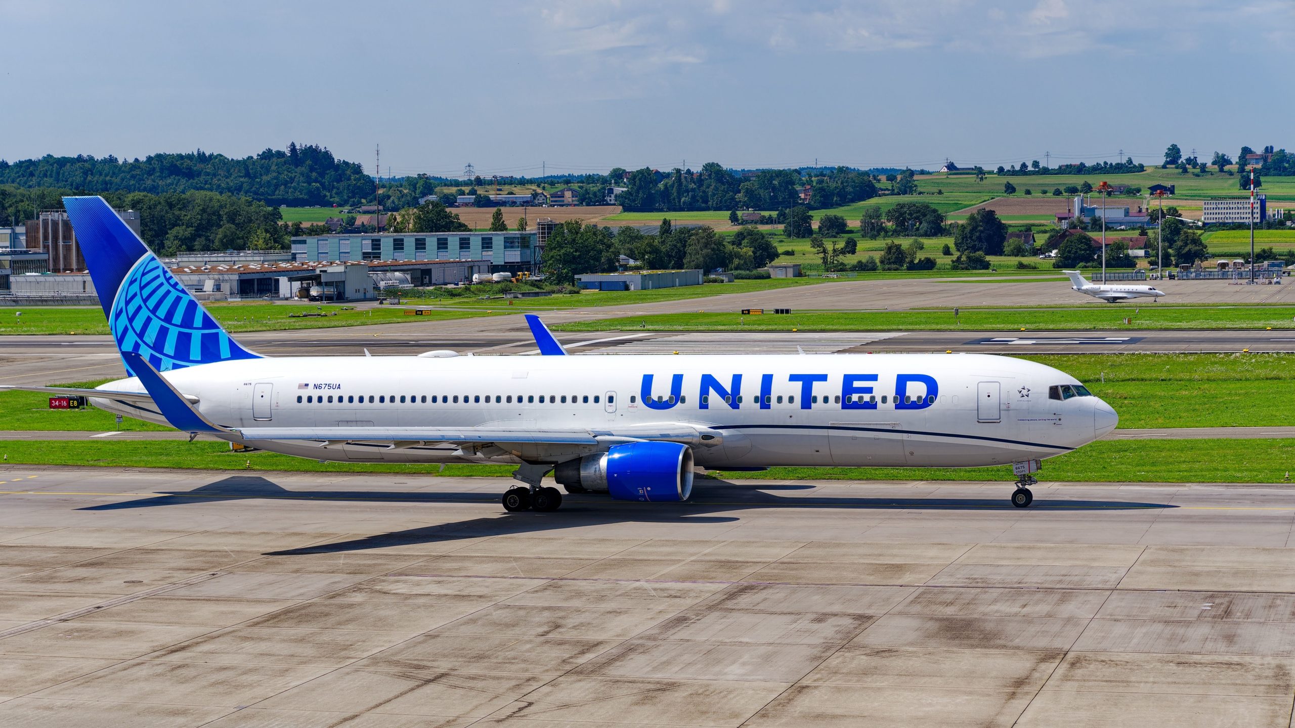 NON FOLING: United Airlines Handes Boeing 767 Boeing 767 167 sièges de Washington Dulles à Newark le 1er avril
