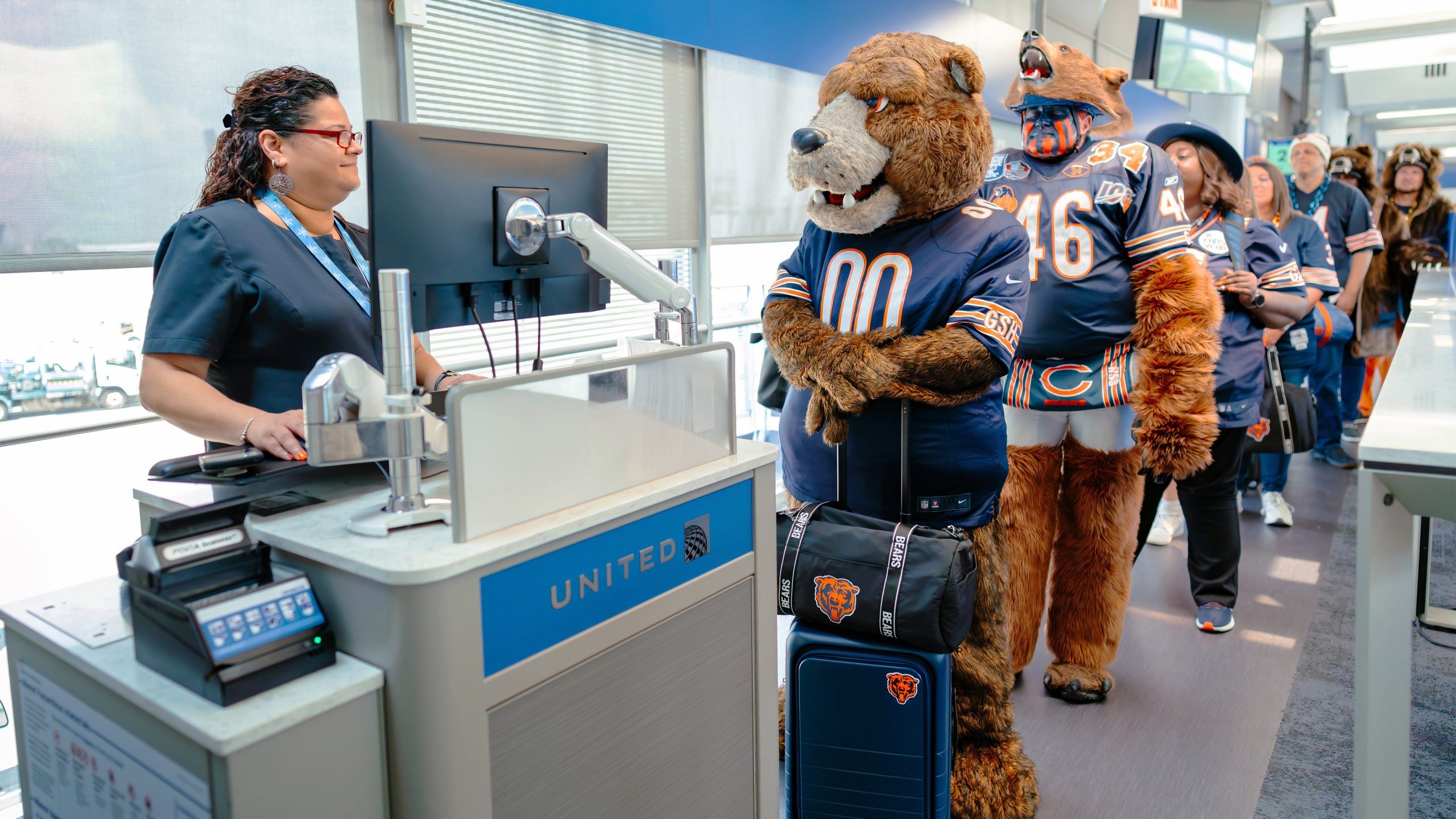 United Airlines facilite la vie des fans de Chicago O'Hare Bears