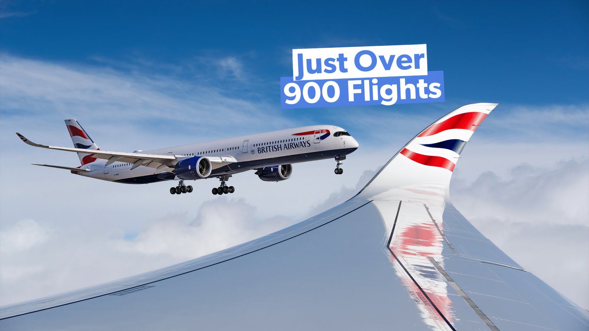 Dove British Airways sta volando il più grande Airbus A350