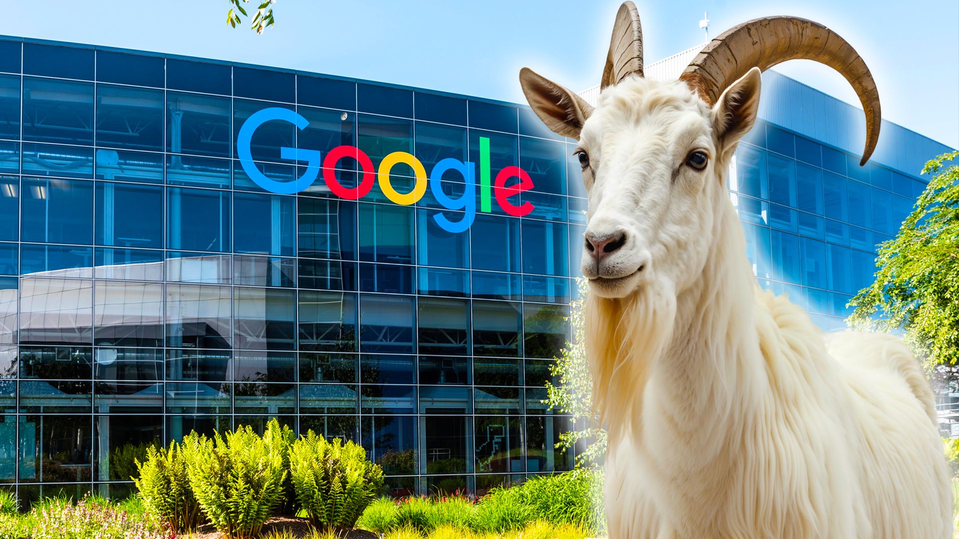 Por que a sede do Google contratou centenas de cabras