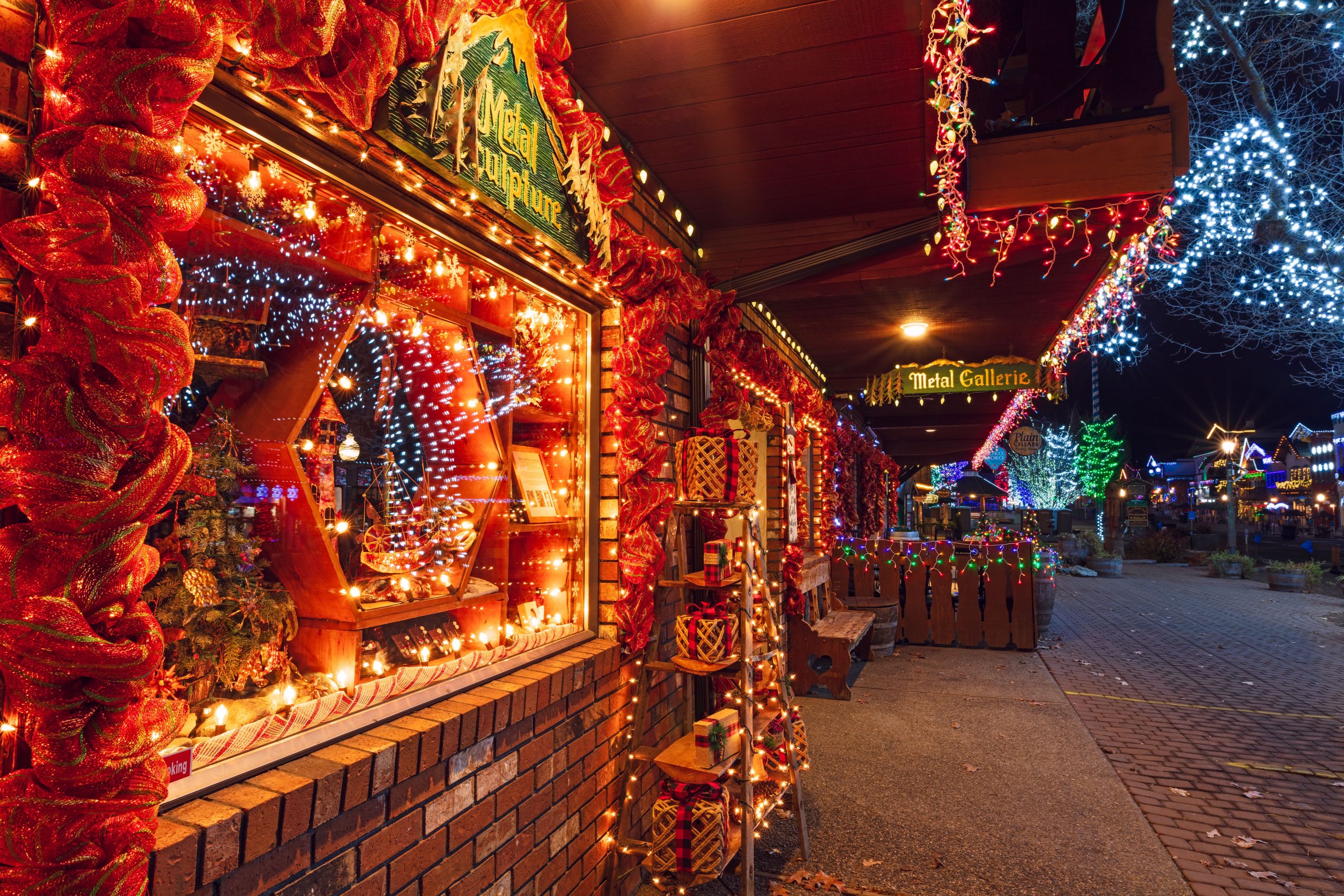 7 pequenas cidades festivas na América com os melhores mercados de Natal