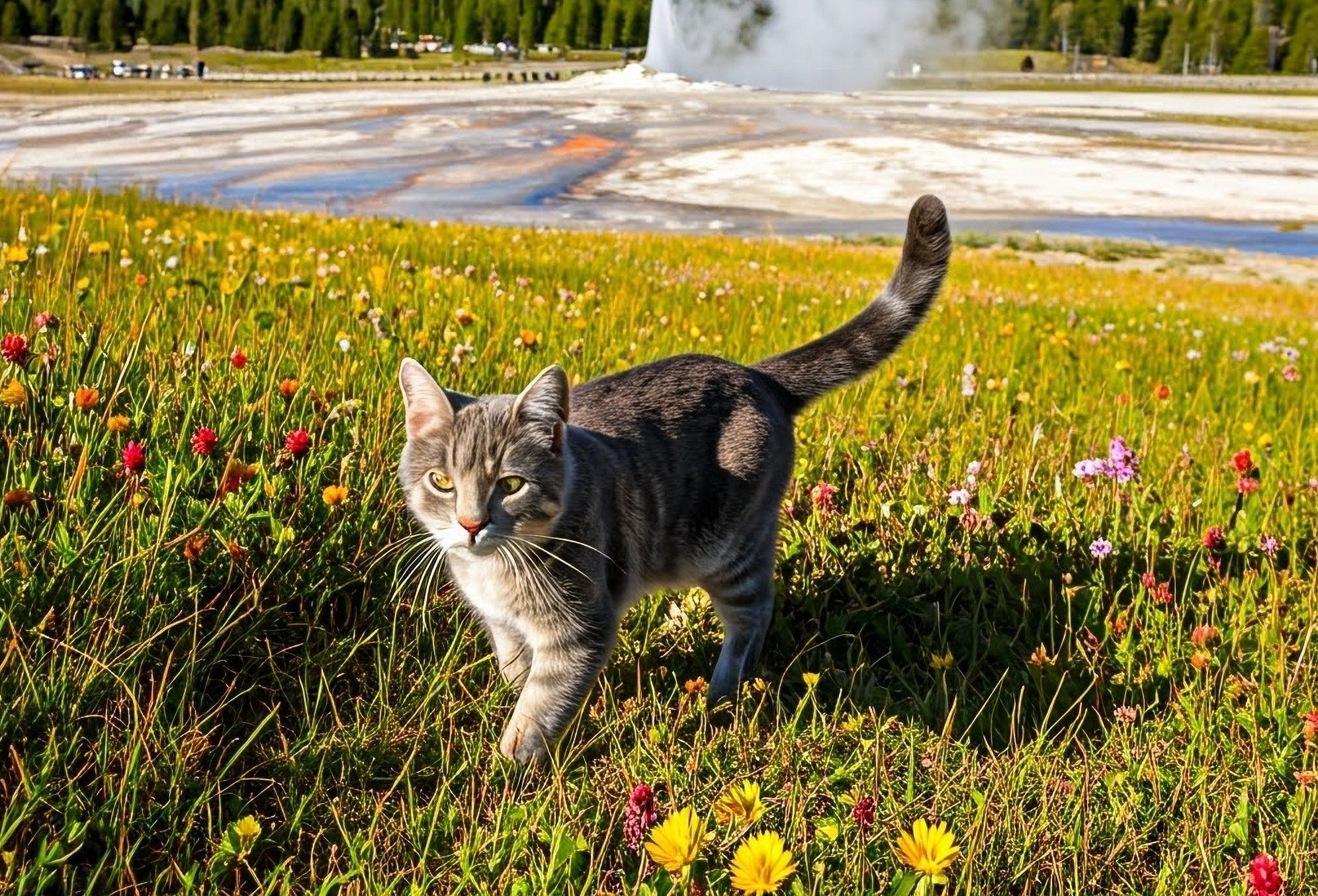 Lost Cat se llevan a cabo la aventura épica de su vida, viajando a 900 millas desde el Parque Nacional de Yellowstone hasta su casa en California