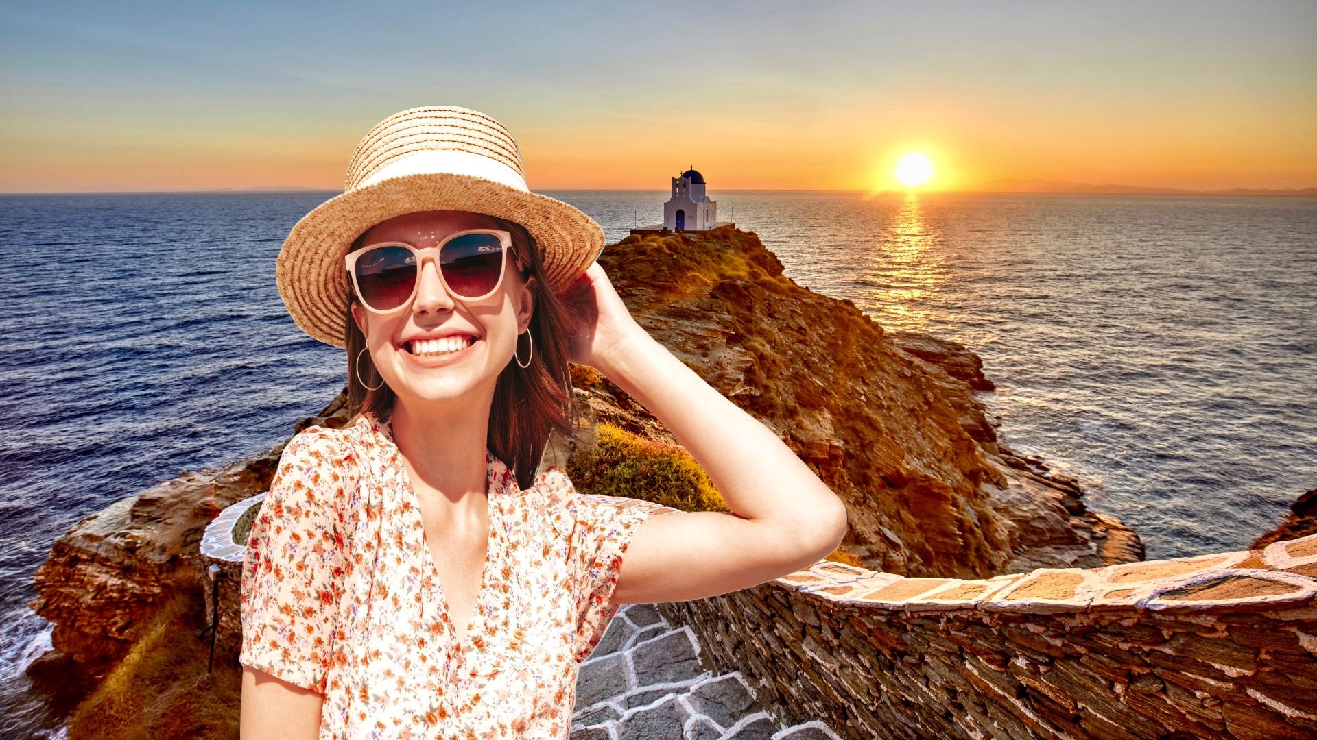 Visite esta impresionante isla griega (en lugar de Santorini)