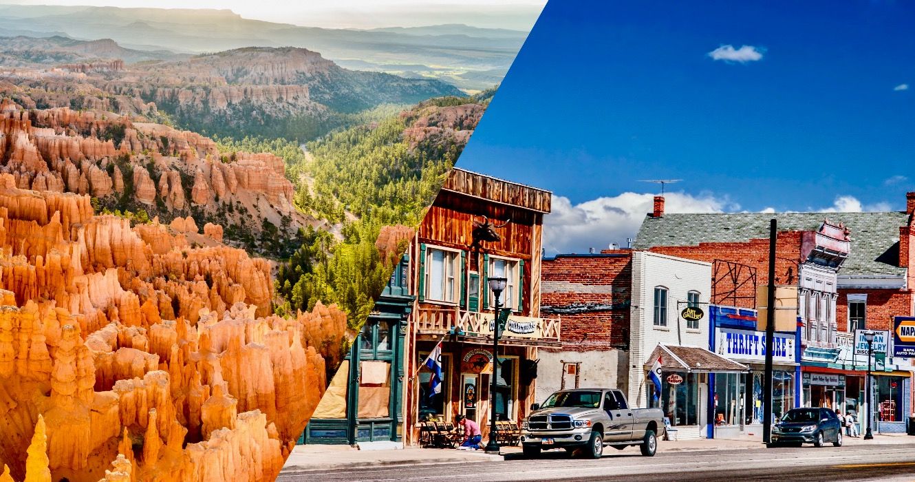 Visite esta pequeña ciudad escénica para el acceso fácil del Parque Nacional