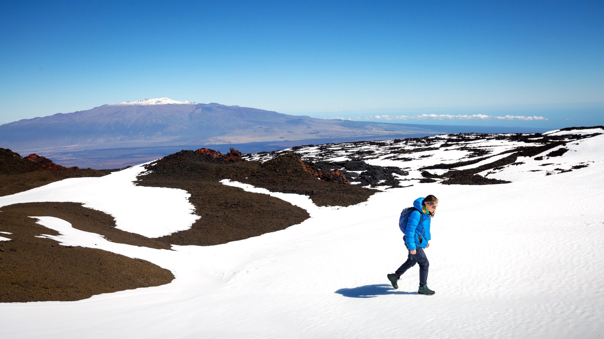 Hawaii se transforma en un país de las maravillas invernal, y es un espectáculo para la vista