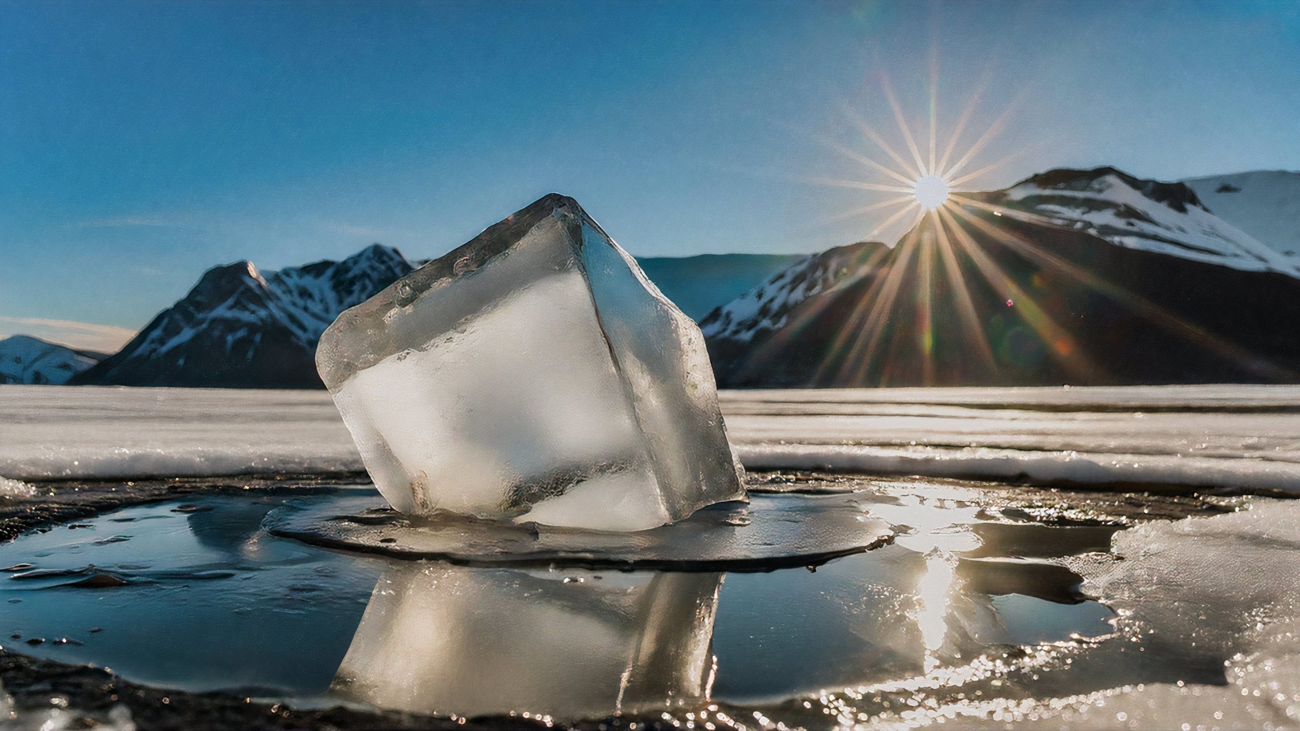 3 piscines olympiques de glace de glace fondant par seconde, révèle une nouvelle étude