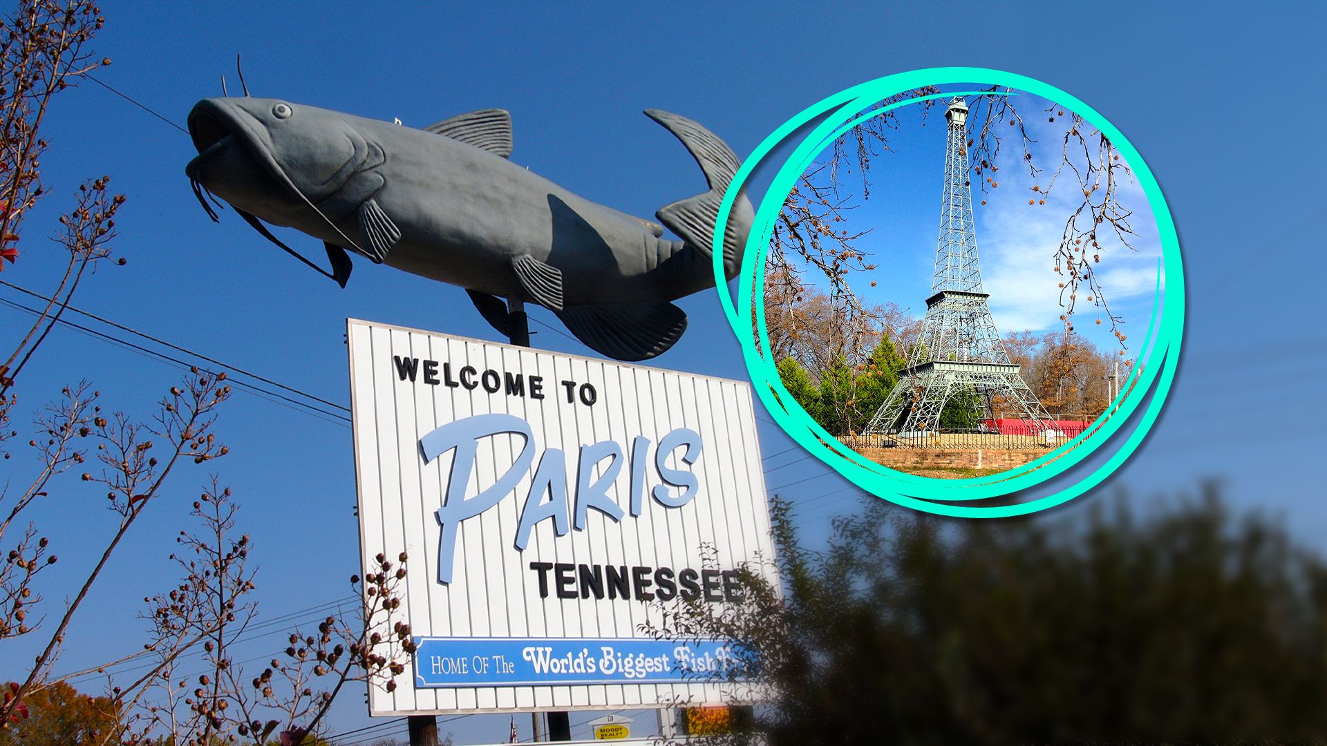 O Paris do Tennessee é uma das pequenas cidades mais encantadoras do estado com sua própria torre Eiffel