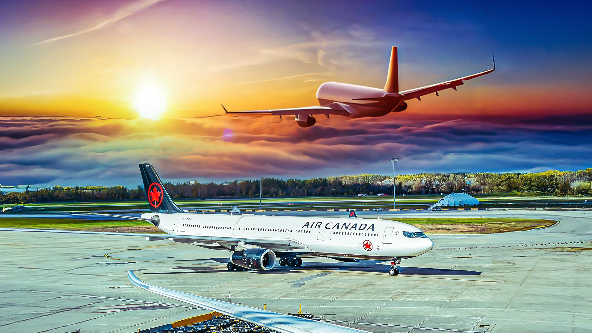A mais longa Airbus A330-300 Rotas Air Canada Flies