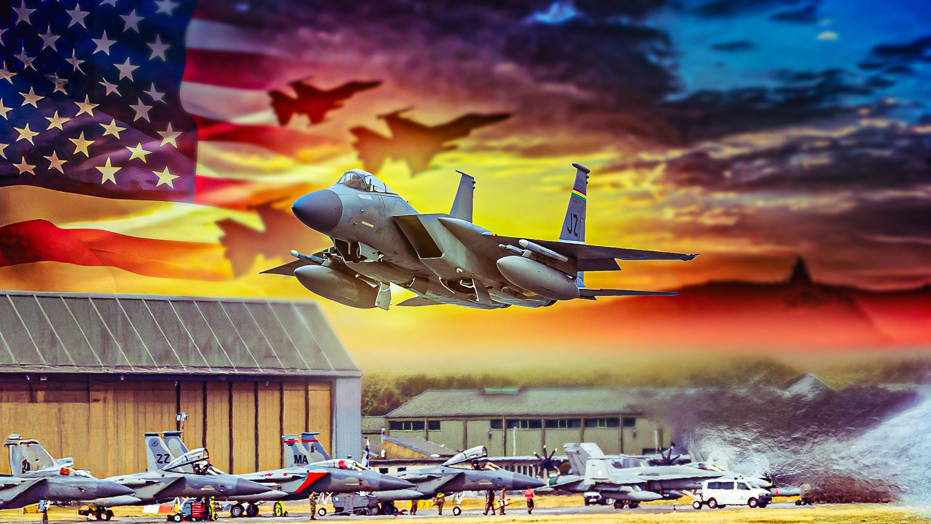 Este es el avión de combate más grande de la Fuerza Aérea de los EE. UU.