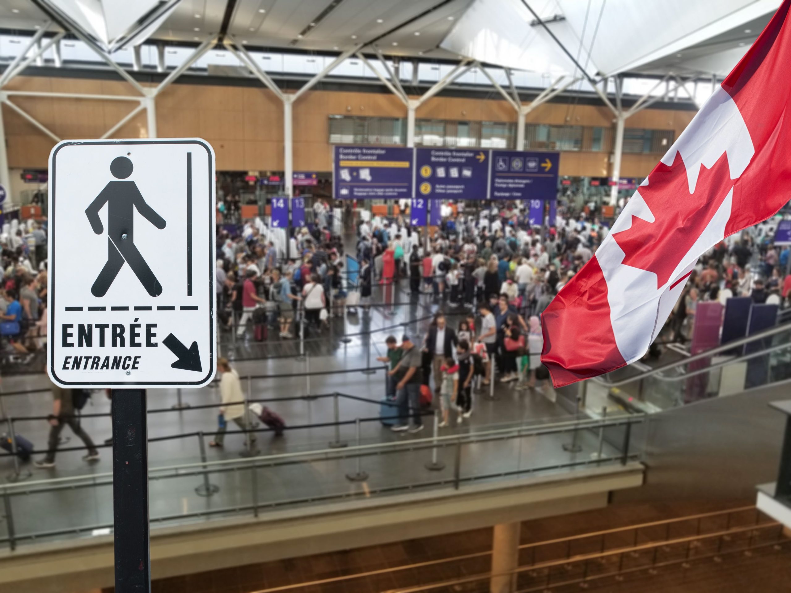 Os americanos estão recuando para o Canadá com um novo dilema aduaneiro do aeroporto