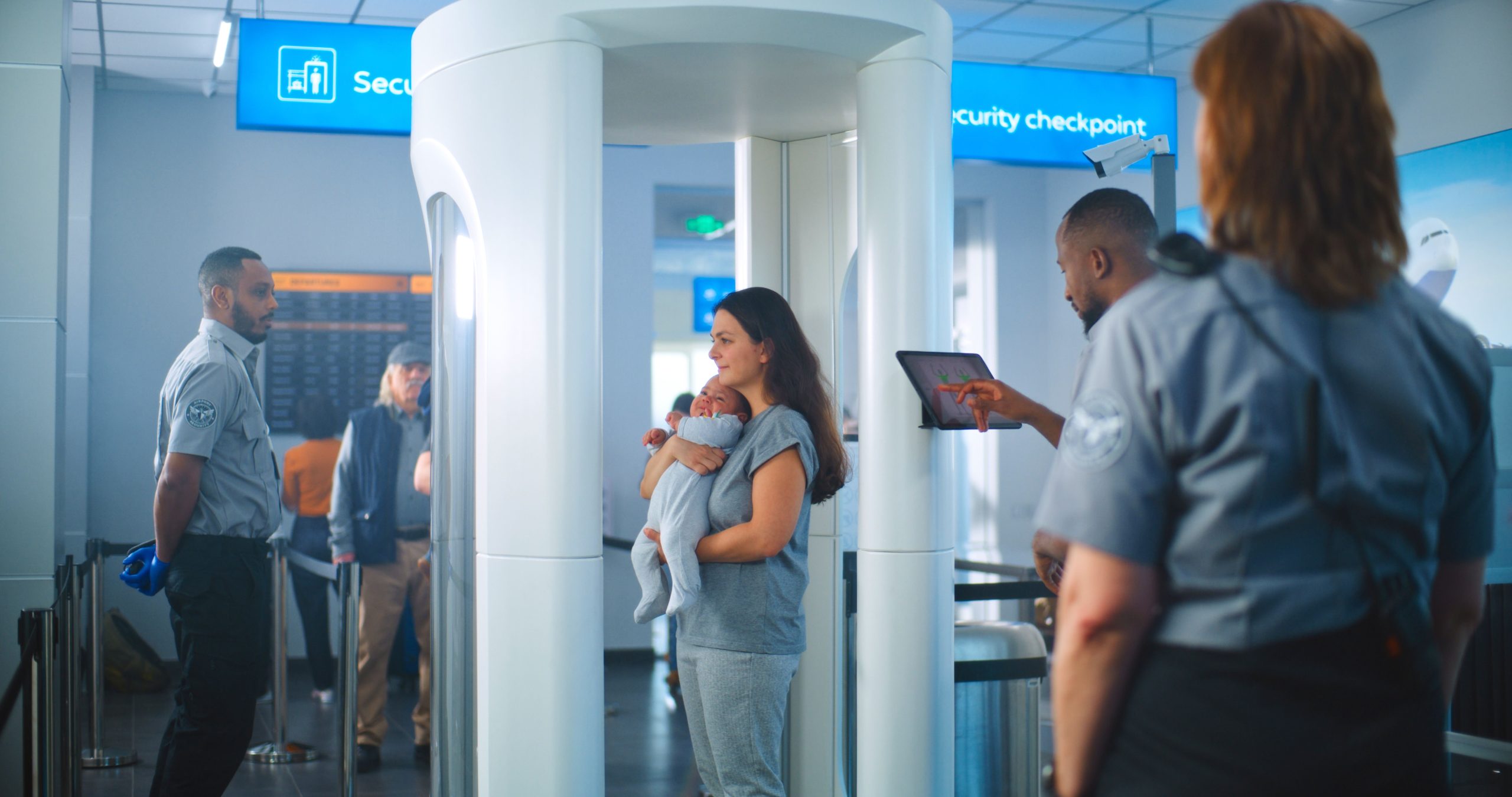 TSA pour offrir un traitement spécial aux familles avec des enfants comme un nouveau changement de règle l'a confirmé dans tous les aéroports américains