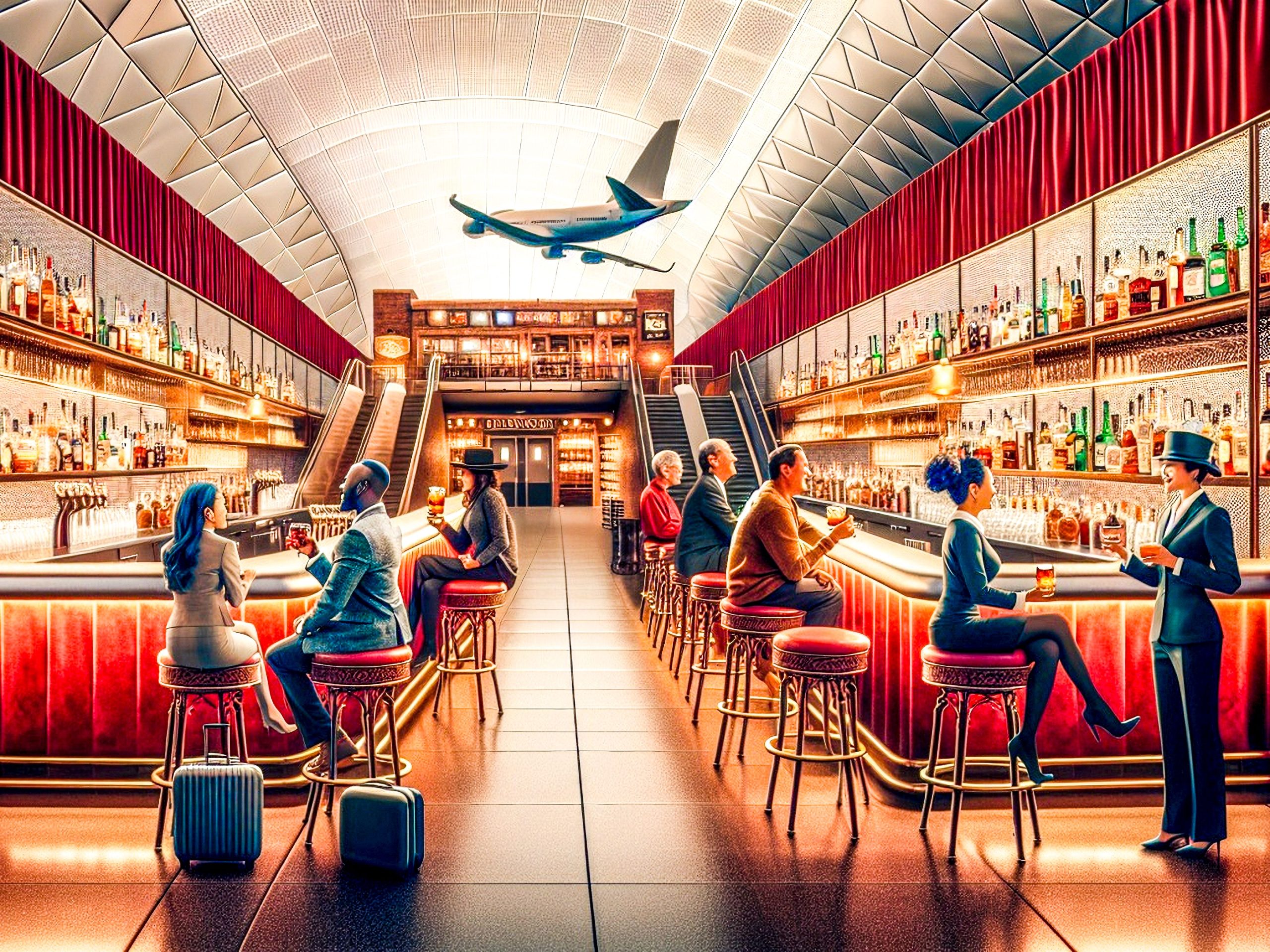 Le plus beau speakeasy de l'Amérique est caché dans un aéroport