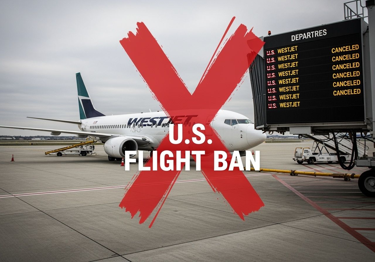 Westjet continua da dove si è interrotto vietando più voli statunitensi senza spiegazione