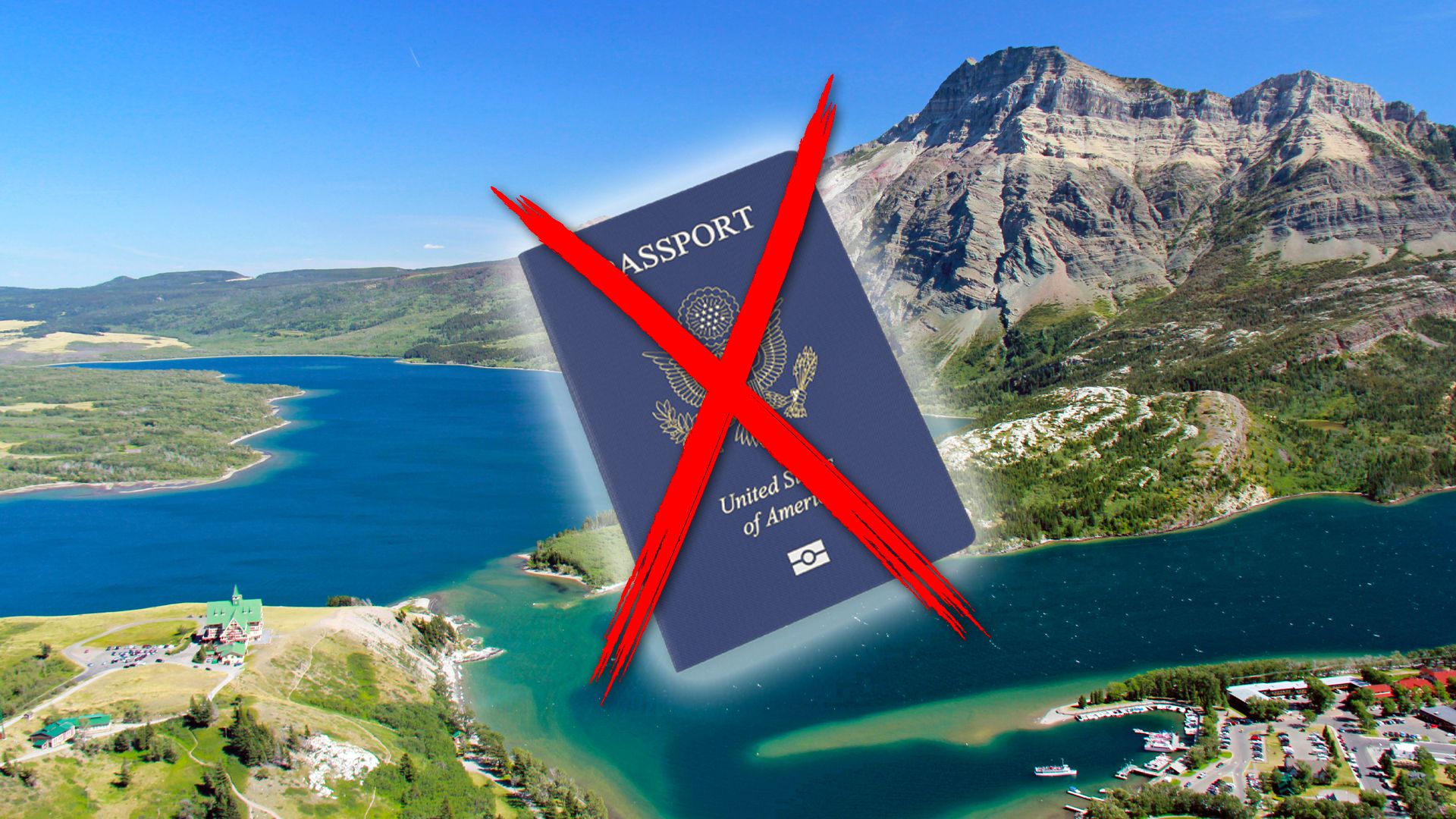 El único lugar donde puede cruzar la frontera entre Estados Unidos y Canadá sin pasaporte