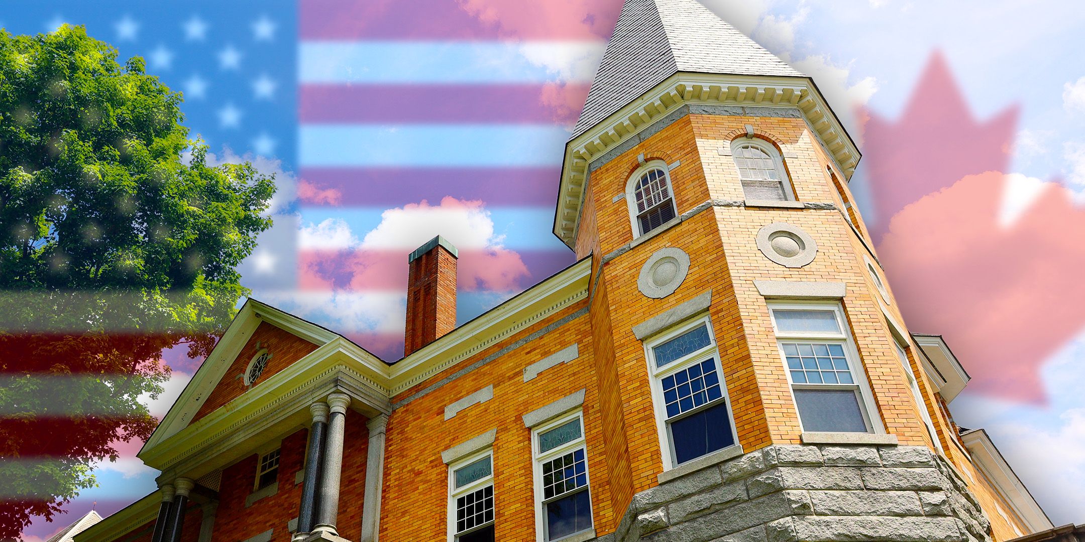 La frontera entre Estados Unidos y Canadá atraviesa esta casa de ópera poco conocida