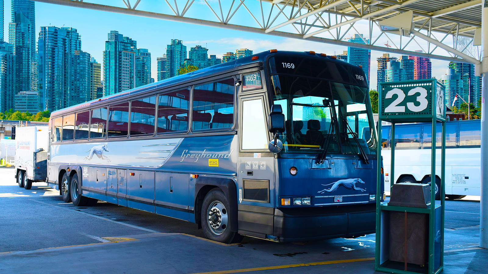 J'ai pris le lévrier de Vancouver à Washington 