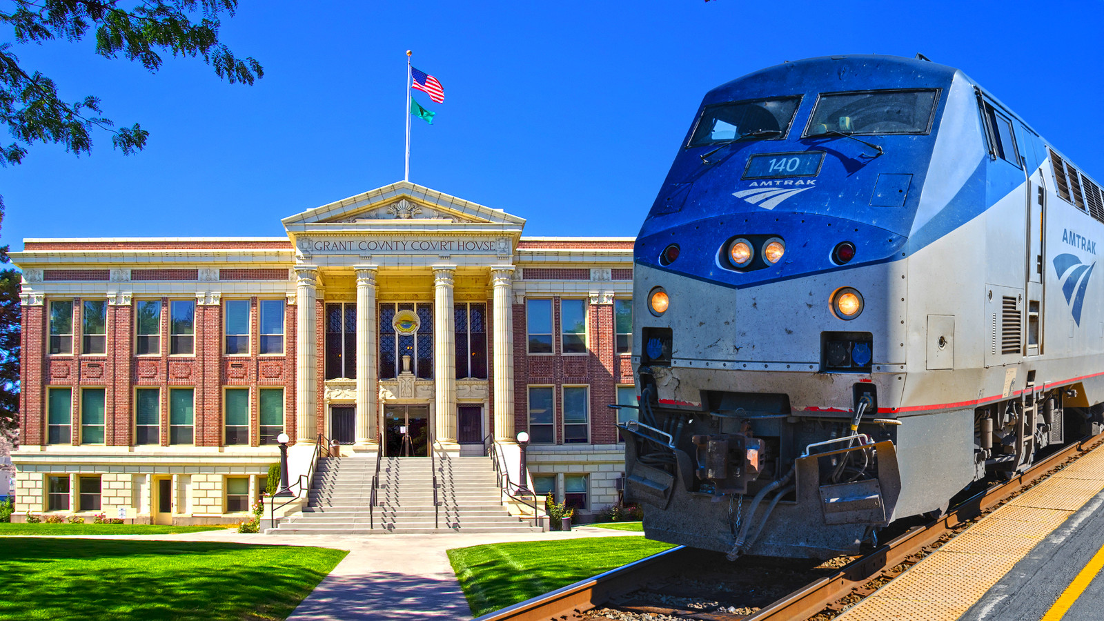 Dans cette petite ville de Washington, Amtrak est le seul transport