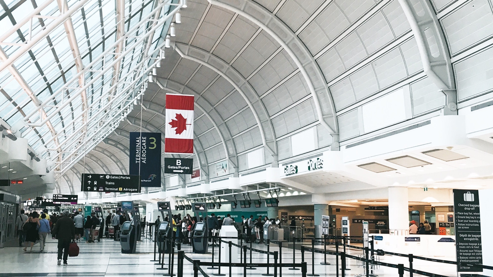 Este aeroporto canadense acabou de ser chamado de 'mais reservado', como um aeroporto americano dos EUA que já fica atrás