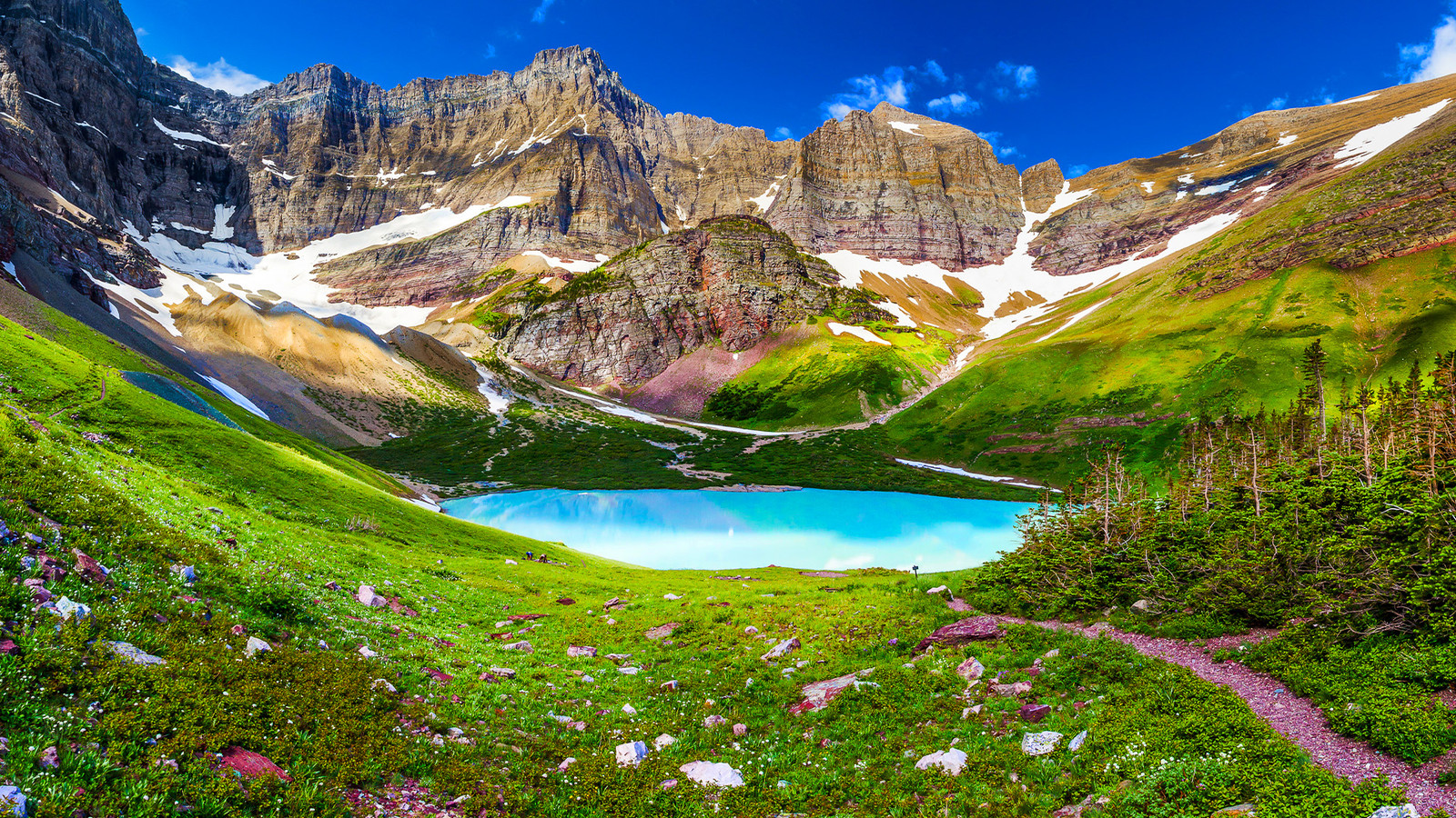 Le mini lac McDonald caché seulement 1% des visiteurs du parc national des glaciers peuvent voir