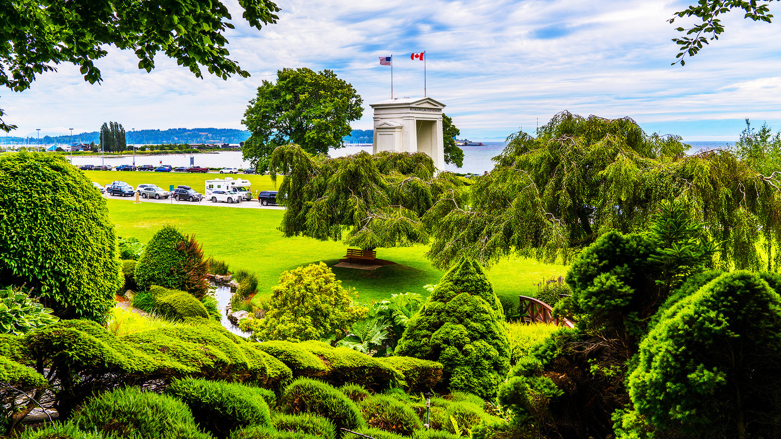 La frontera entre Estados Unidos y Canadá atraviesa este hermoso parque