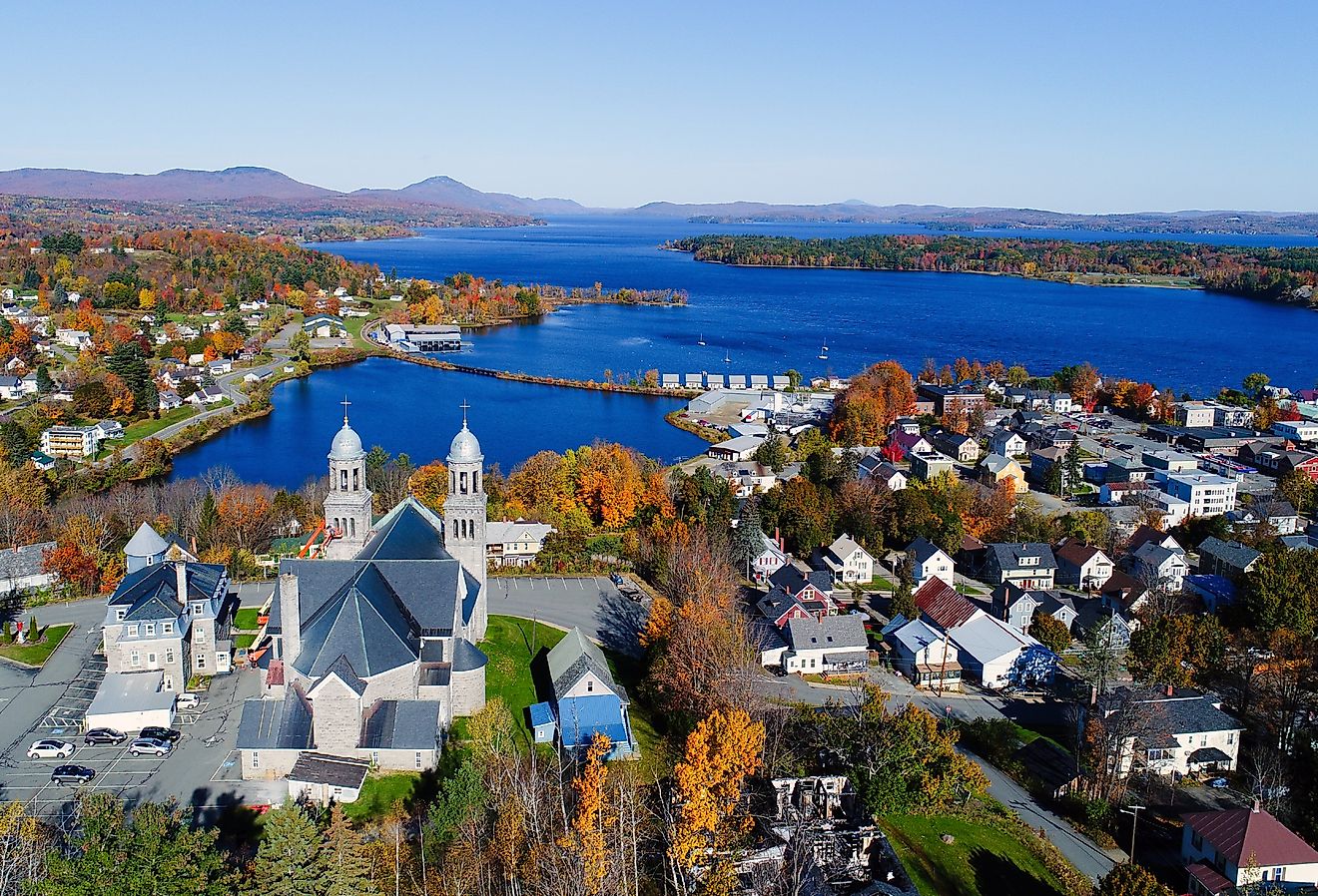 7 migliori città del lago nel Vermont