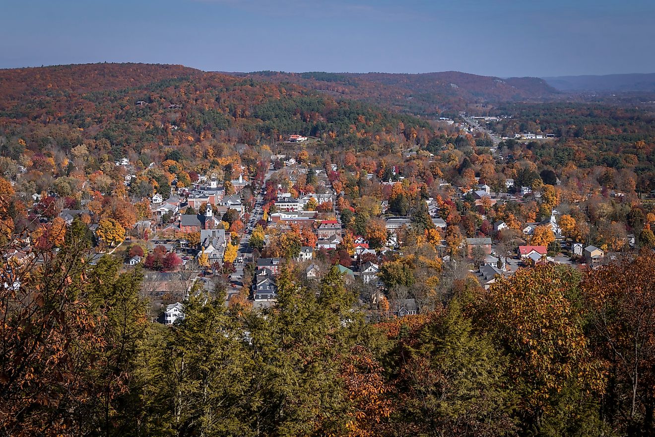 10 cidades mais fotogênicas na Pensilvânia