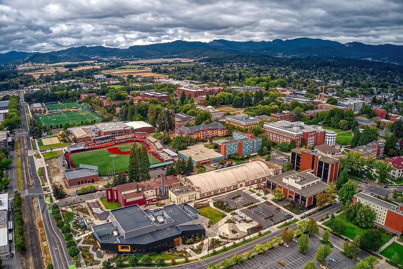 A melhor cidade universitária do Oregon