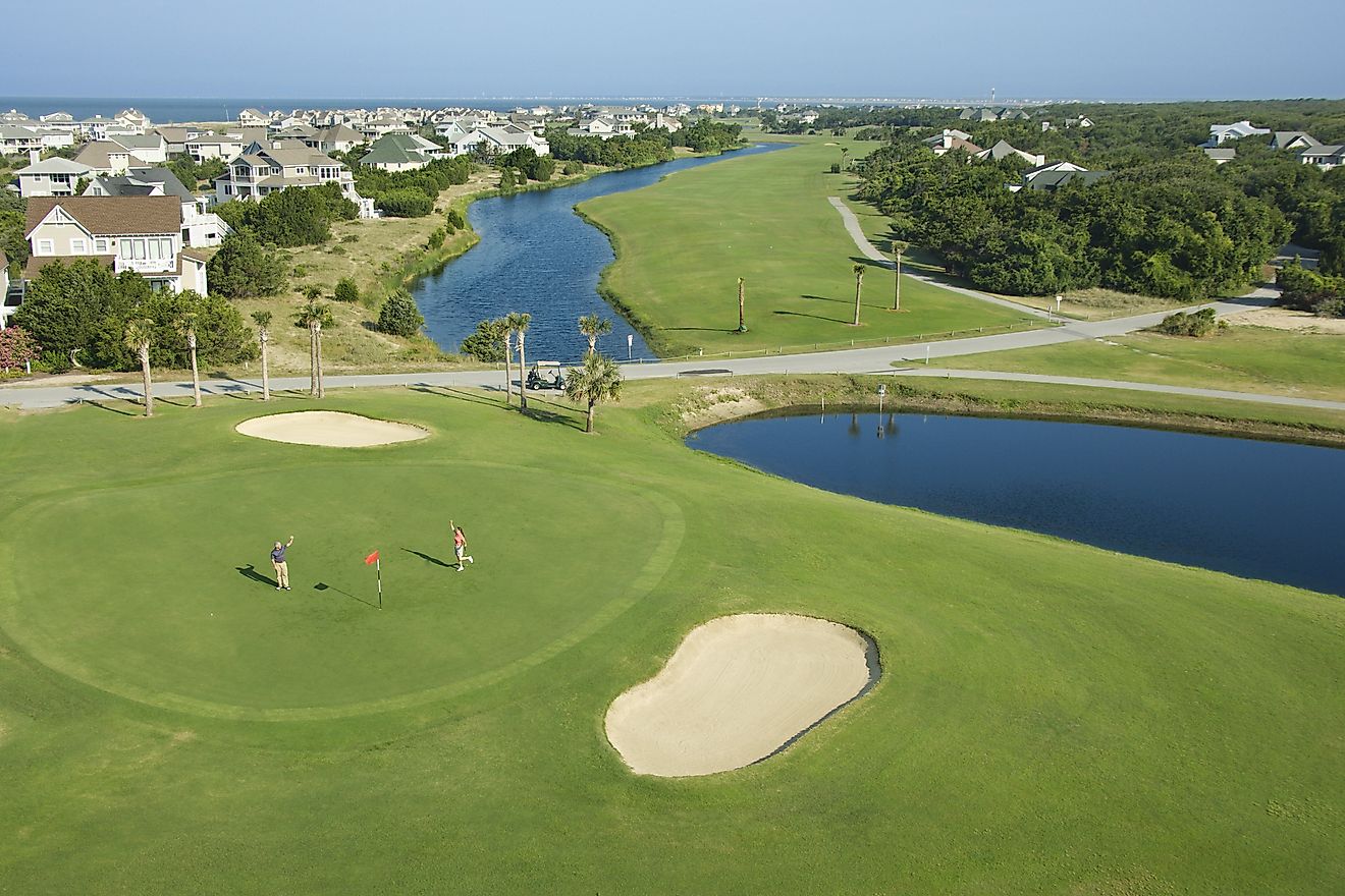 13 meilleurs terrains de golf en Caroline du Nord