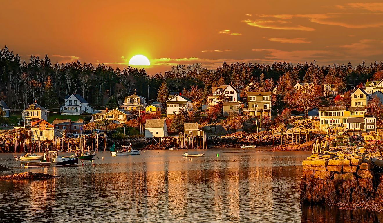 9 ciudades apartadas en Maine