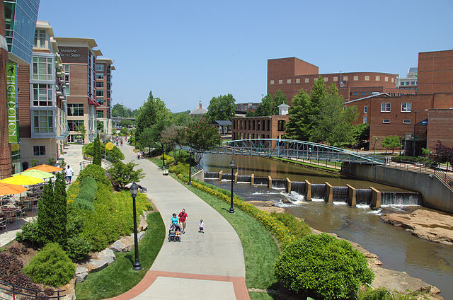 Top 5 lugares turísticos recomendados en Greenville, Carolina del Sur