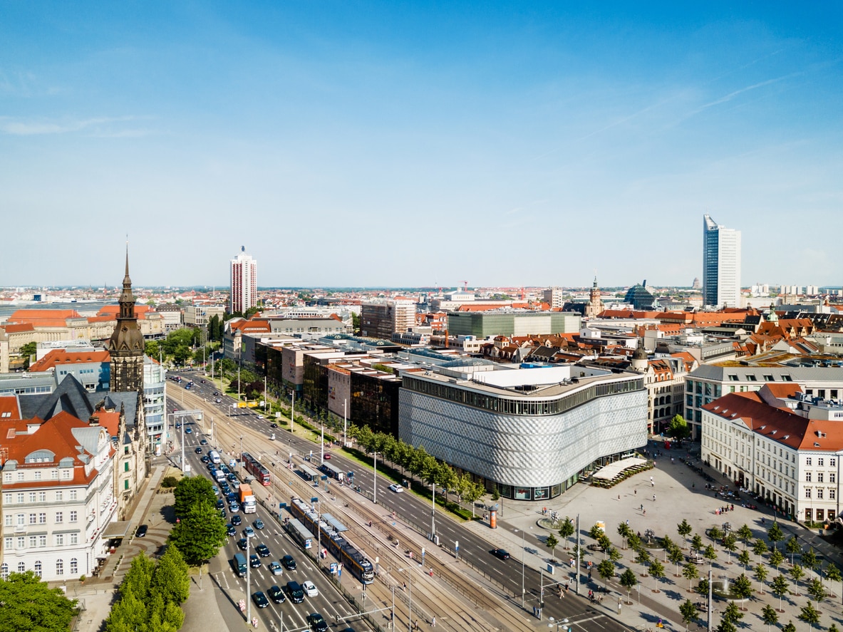 Leipzig: la ville la plus peuplée de l'État de Saxe avec une grande partie des bâtiments de style Renaissance