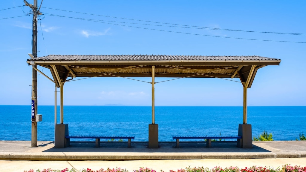 [Vistas panorâmicas da estação] Estação Shimonada em Ehime Prefeitura: Guia Turista completo!