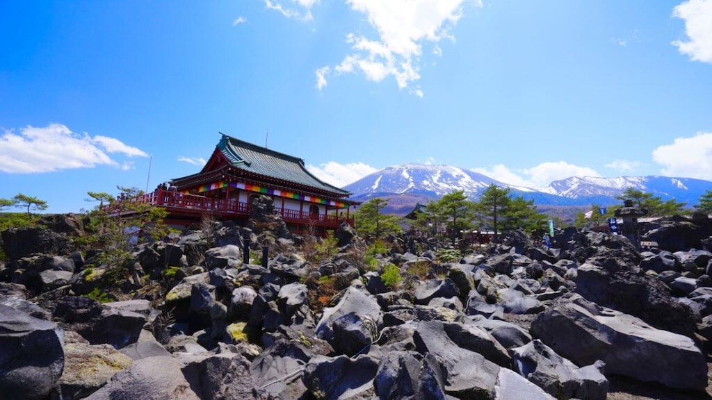 Art de lave miraculeux! Places recommandées au parc Onioshidashi!