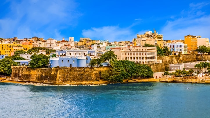Le magnifique site du patrimoine mondial de Porto Rico! La Fortaleza et le quartier historique de San Juan